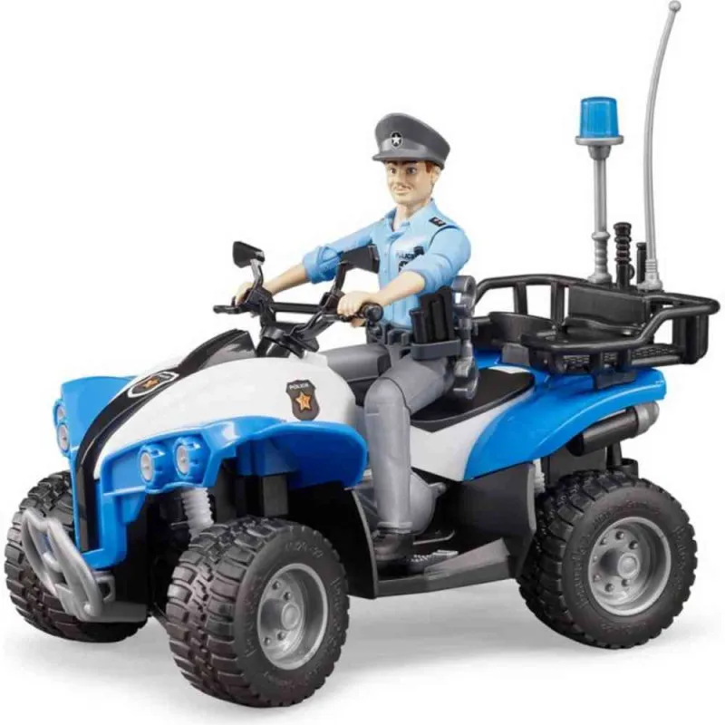 BRUDER VOZILO POLICE-QUAD WITH POLICEMAN AND ACCESSORIES