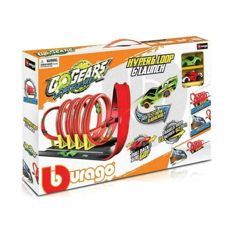 BURAGO GO GEARS EXTREME HYPER 6 LOOP & LAUNCH STAZA