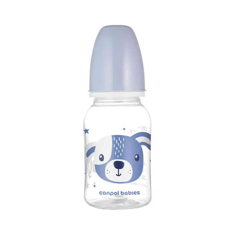 CANPOL BABIES FLASICA CUTE ANIMALS 120ML (11/851) - BLUE