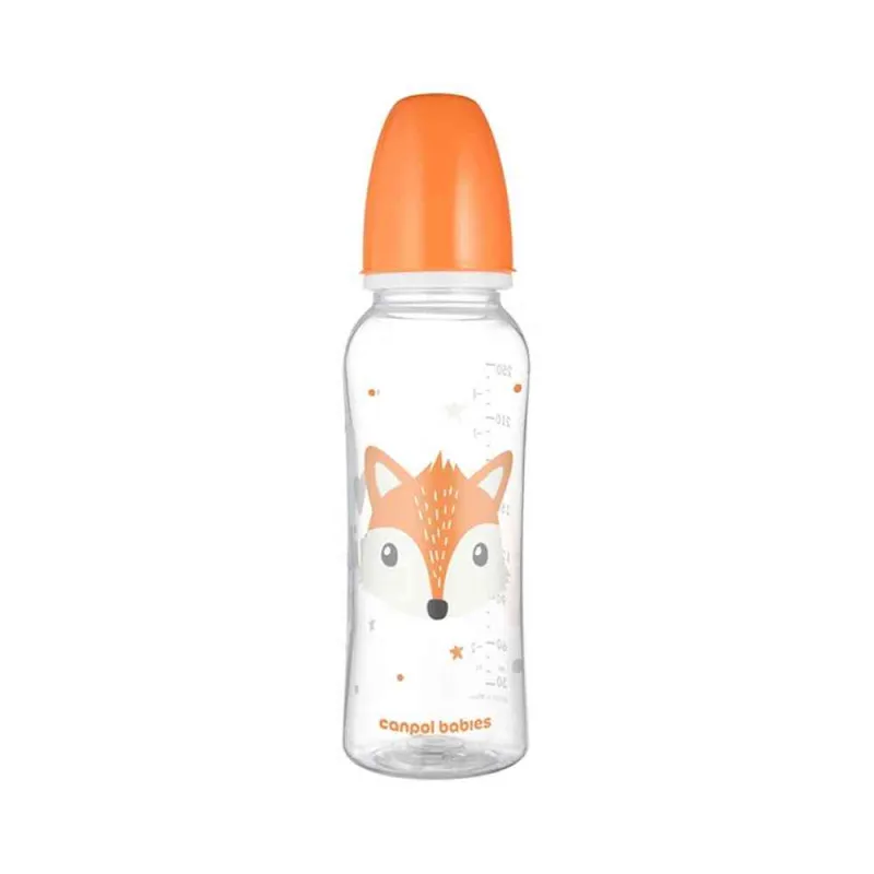 CANPOL BABIES FLASICA CUTE ANIMALS 250ML (11/841) - ORANGE