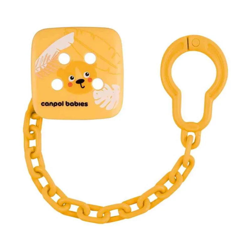 CANPOL BABIES LANAC ZA VARALICU 0M I  (2/439) BABIESBOO - ORANGE