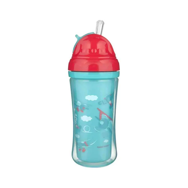 CANPOL BABIES SOLJA SA SLAMCICOM 260ML (12M I ) - PLANES 74/052