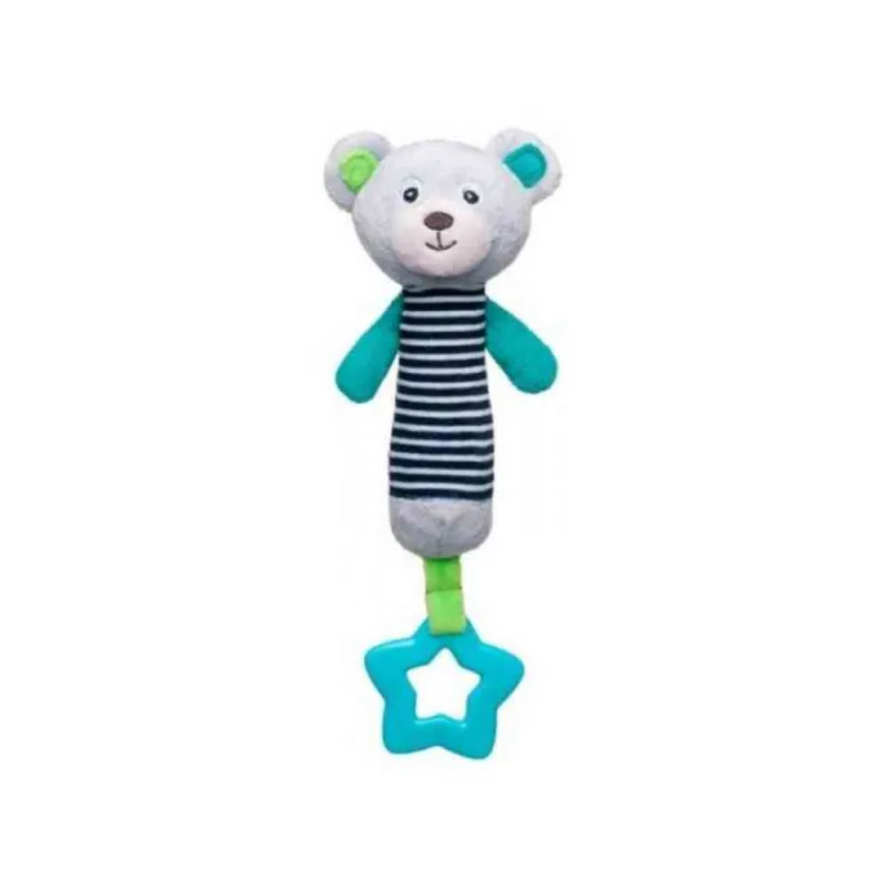 CANPOL BABY PLISANA IGRACKA SA GLODALICOM 68/055  BEARS  - GREY