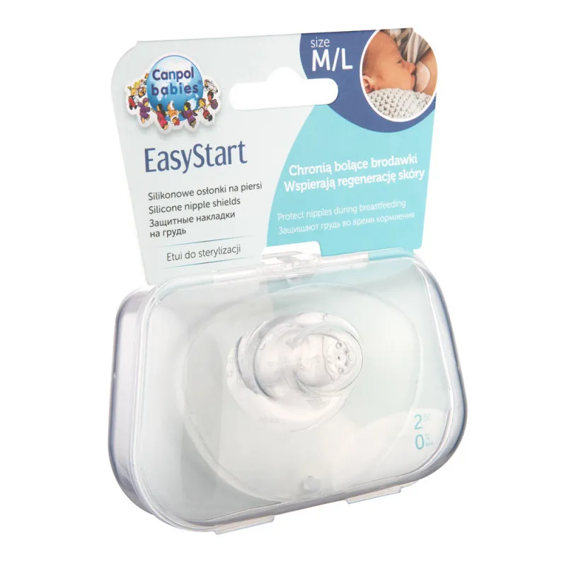 CANPOL SILIKONSKE BRADAVICE EASY START (M-L)