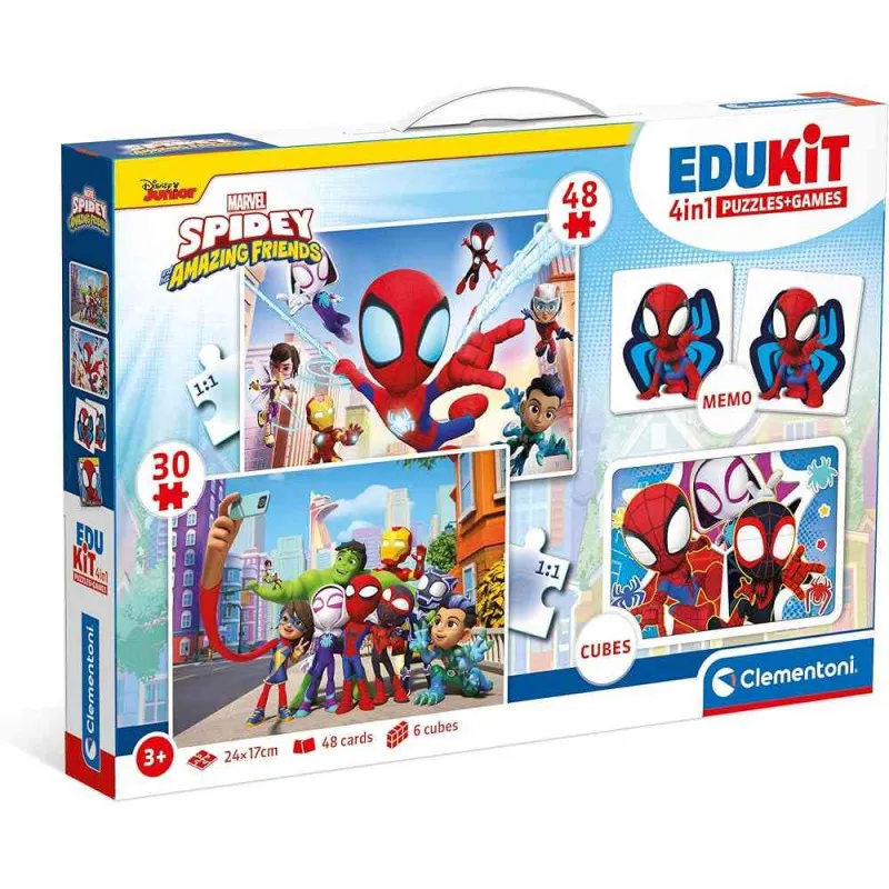 CLEMENTONI EDUKATIVNI  SET 4IN1 SPIDEY AND HIS AMAZING FRIEN