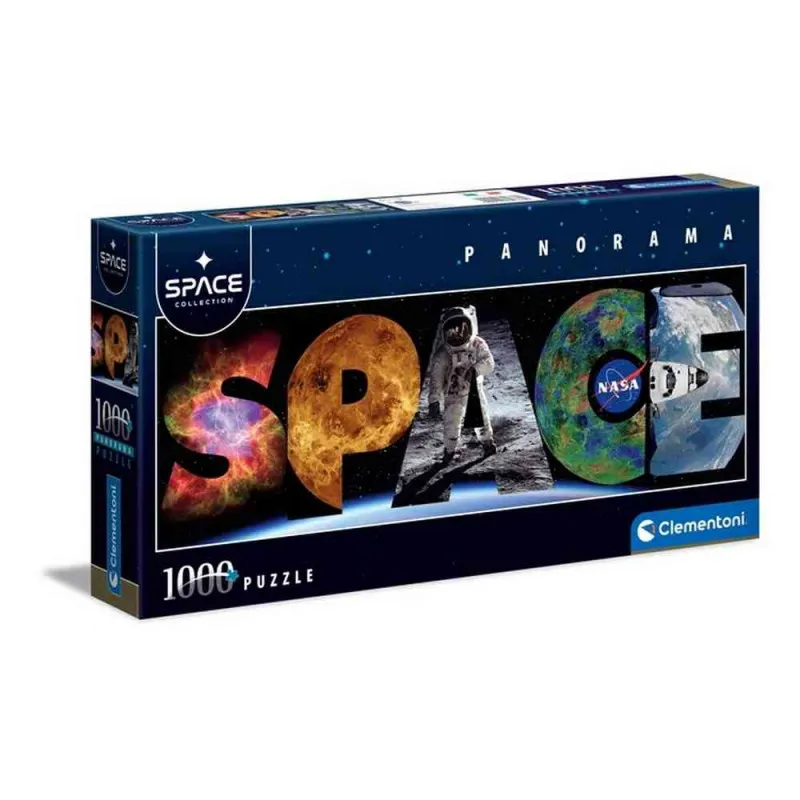 CLEMENTONI PUZZLE  1000 PANORAMA  SPACE COLLECTION