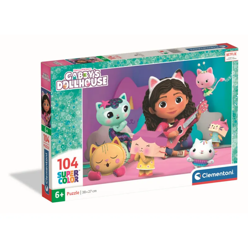 CLEMENTONI PUZZLE 104 GABBYS DOLLHOUSE