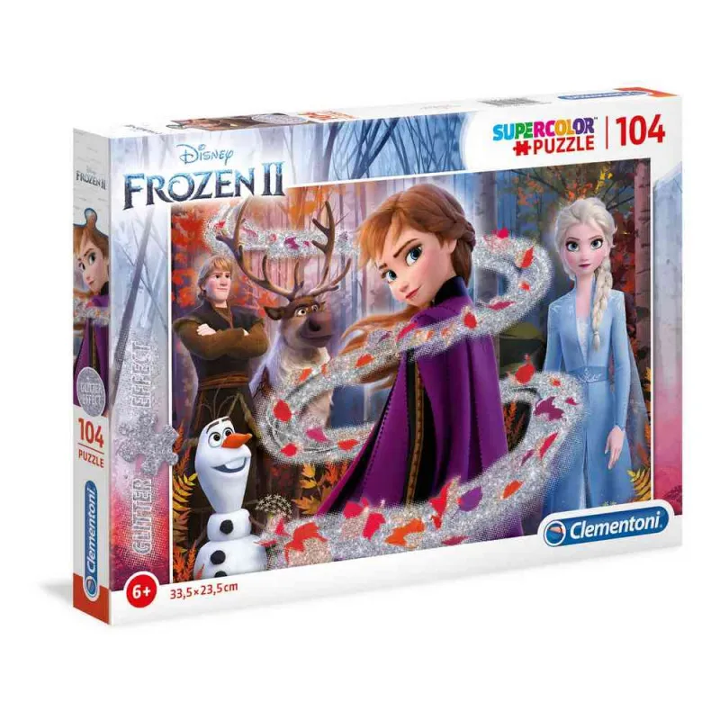 CLEMENTONI PUZZLE 104 GLITTER 1 FROZEN 2