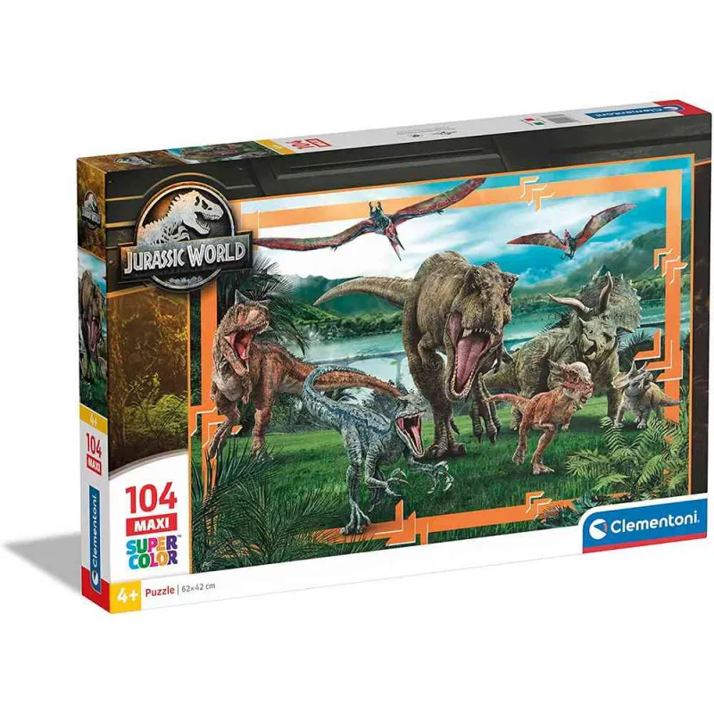 CLEMENTONI PUZZLE 104 JURASTIC WORLD
