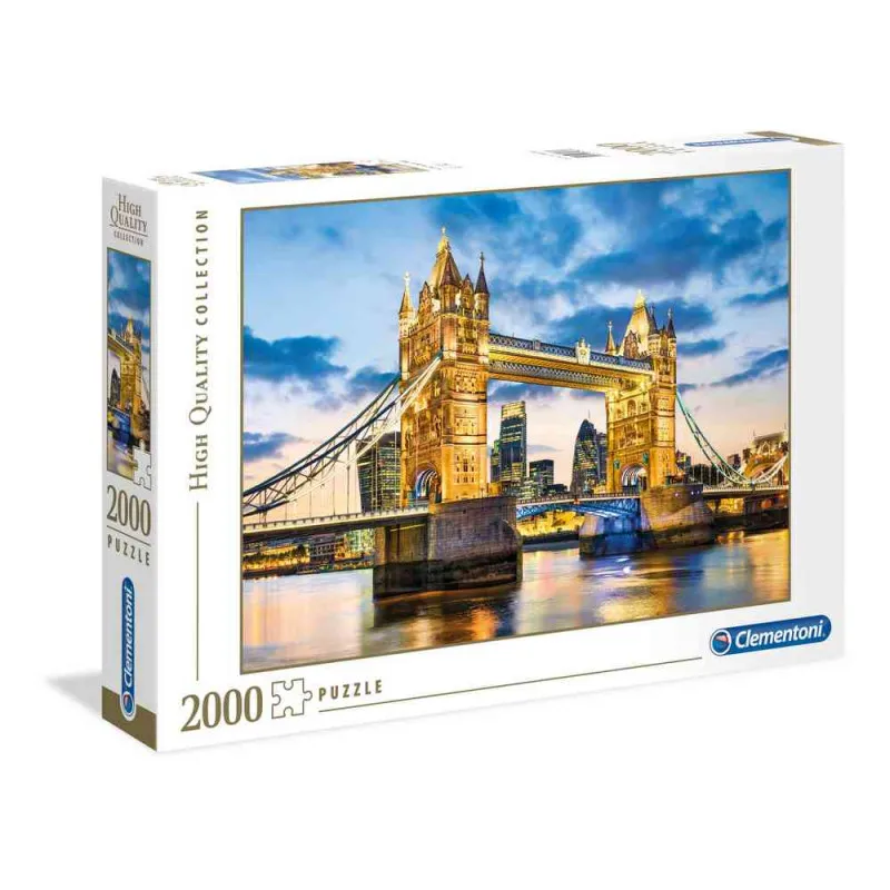 CLEMENTONI PUZZLE 2000 HQC TOWER BRIDGE AT DUSK