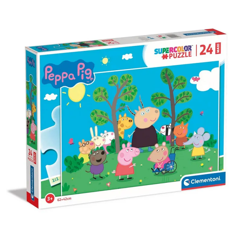 CLEMENTONI PUZZLE 24 MAXI PEPPA PIG