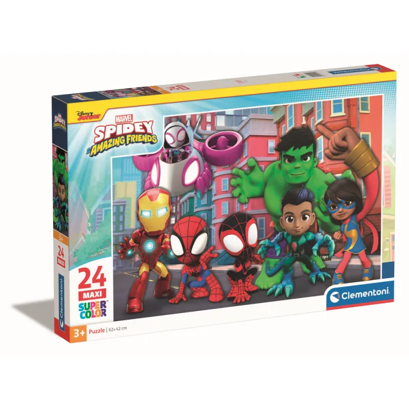 CLEMENTONI PUZZLE 24 MAXI SPIDEY
