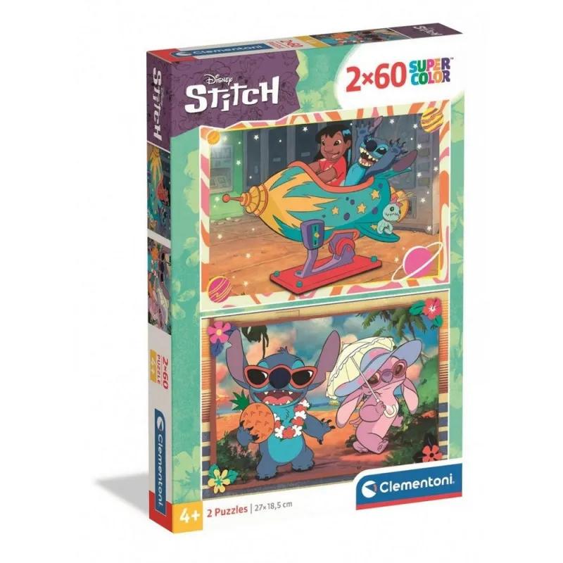 CLEMENTONI PUZZLE 2X60 STITCH 2025