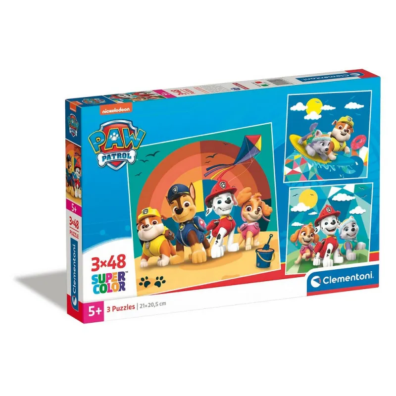 CLEMENTONI PUZZLE 3X48 PAW PATROL