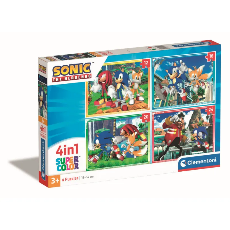 CLEMENTONI PUZZLE 4 U 1 SONIC