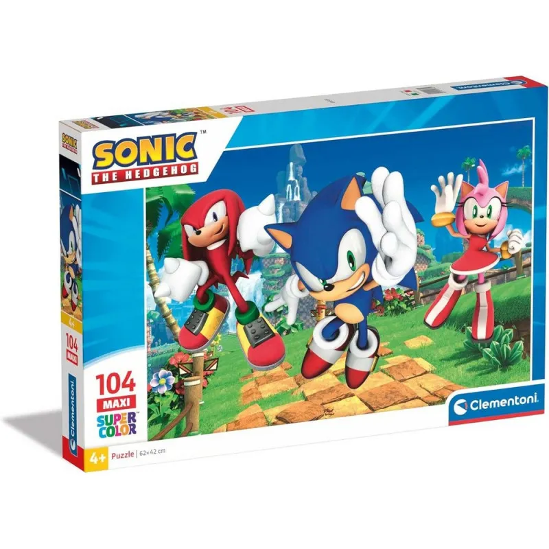 CLEMENTONI PUZZLE MAXI SONIC 104