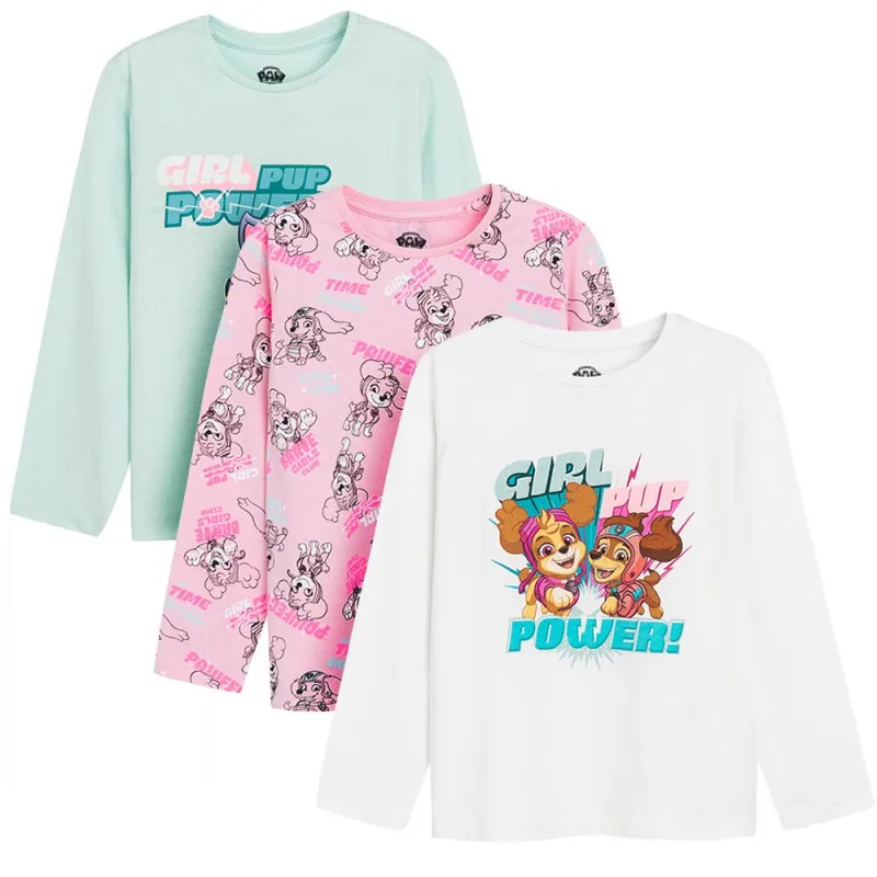 COOL CLUB MAJICA DUG RUKAV 3KOM PAW PATROL