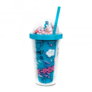 COOLPACK K-POP ČAŠA SA SLAMČICOM RAINBOW