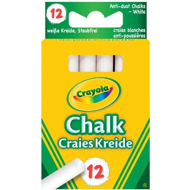 CRAYOLA BELE KREDE 12 KOM