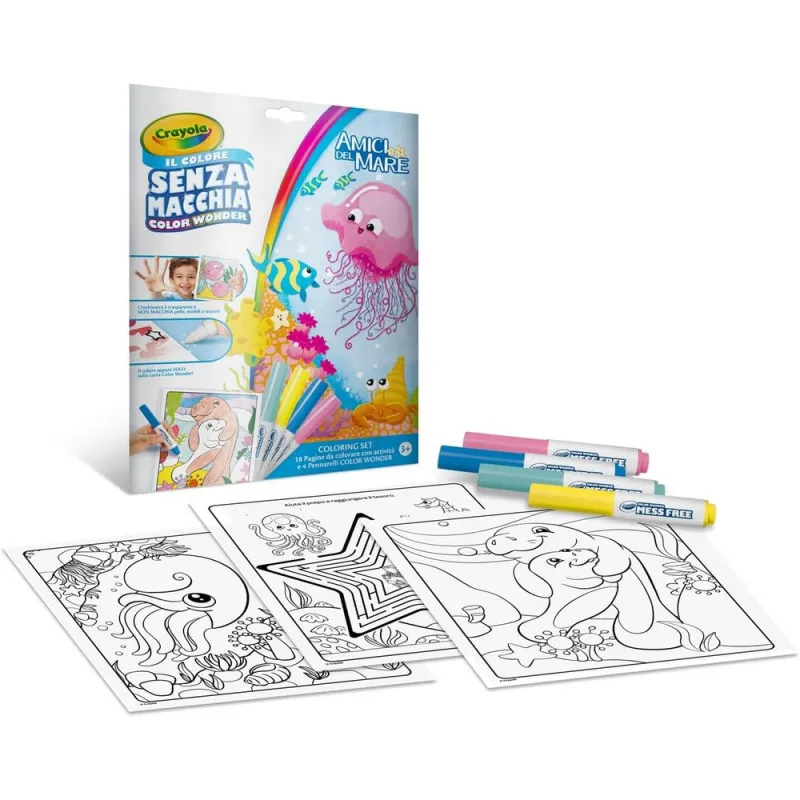 CRAYOLA BOJANKA SA FLOMASTERIMA SEA FRIENDS