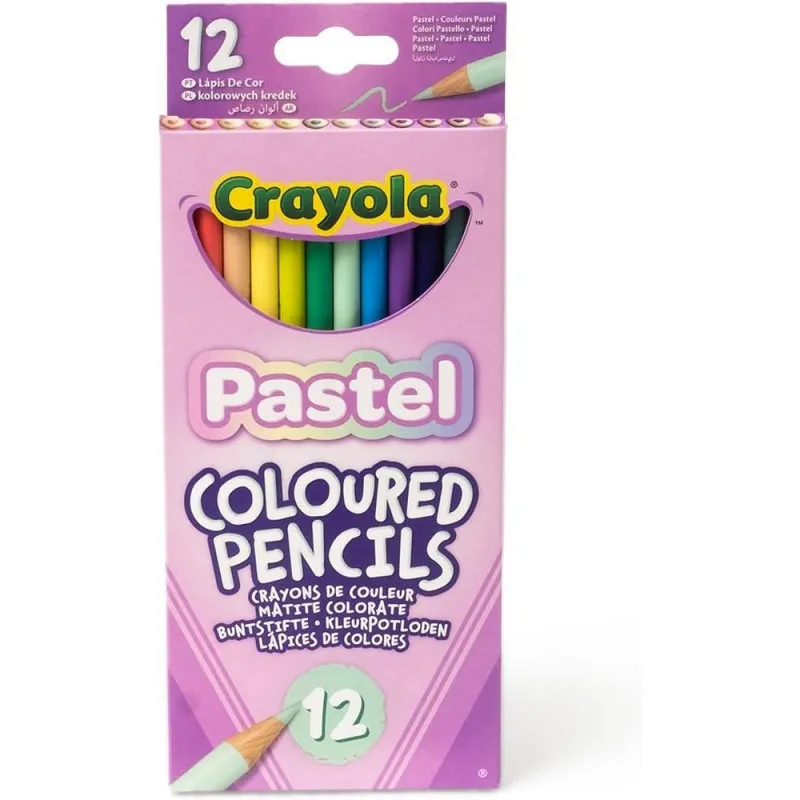 CRAYOLA DRVENE BOJICE PASTEL12 KOM
