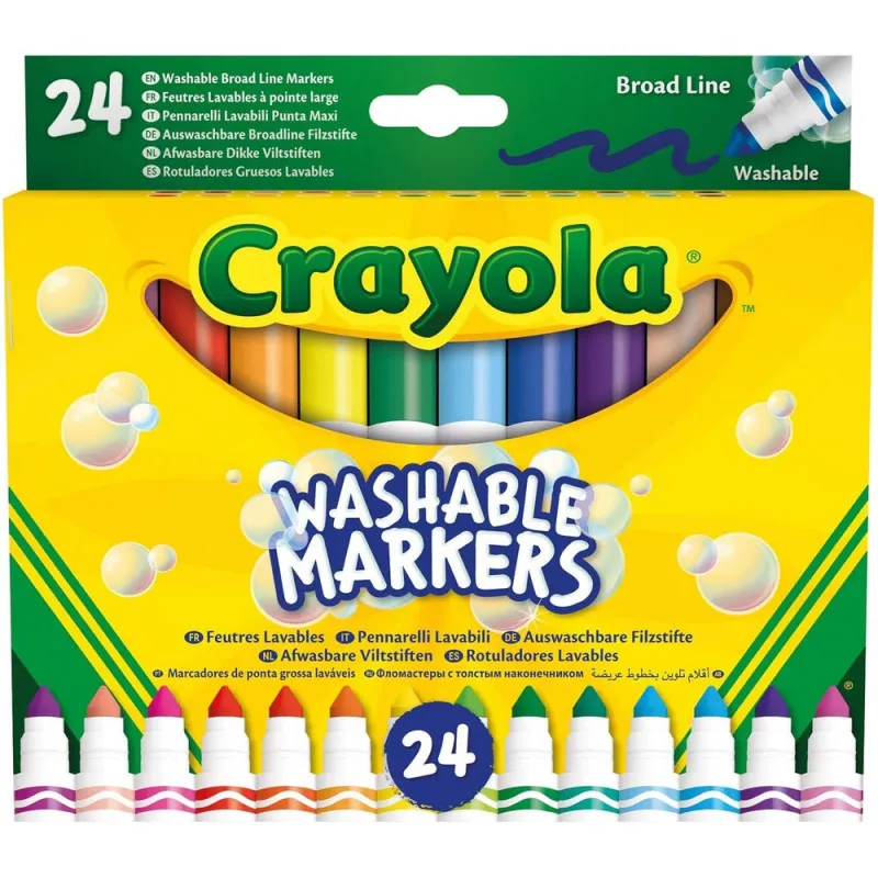 CRAYOLA FLOMASTERI BROADLINE 24 KOM