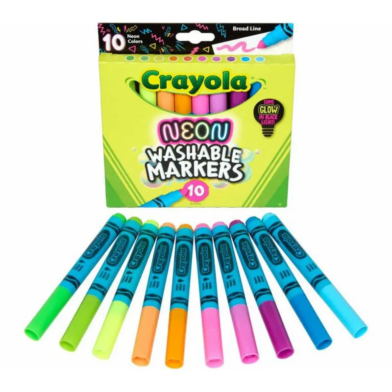 CRAYOLA FLOMASTERI NEON 10 KOM