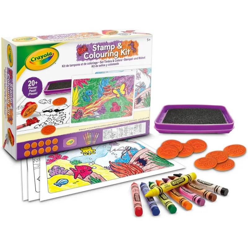 CRAYOLA SET NACRTAJ I OBOJ FOREST ANIMALS