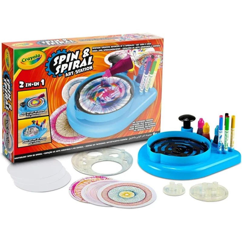 CRAYOLA SET ZA CRTANJE ZAVRTI I OBOJ