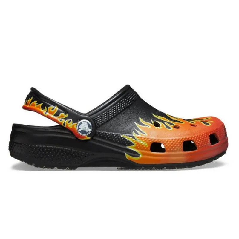 CROCS KLOMPE CLASSIC FLAMES KIDS