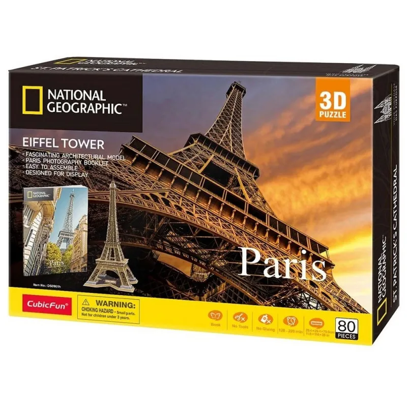 CUBIC FUN PUZZLE EIFFEL TOWER PARIS DS0998H