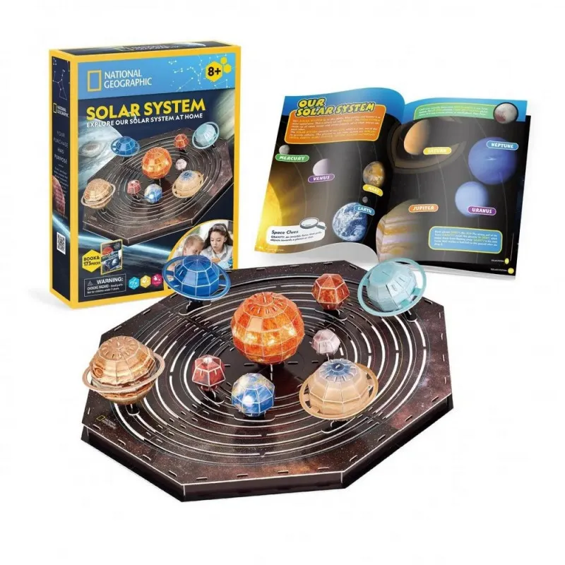CUBIC FUN SOLARNI SISTEM 3D PUZZLE