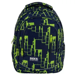 DERFFORM Teget Školski Ranac Neon Tech