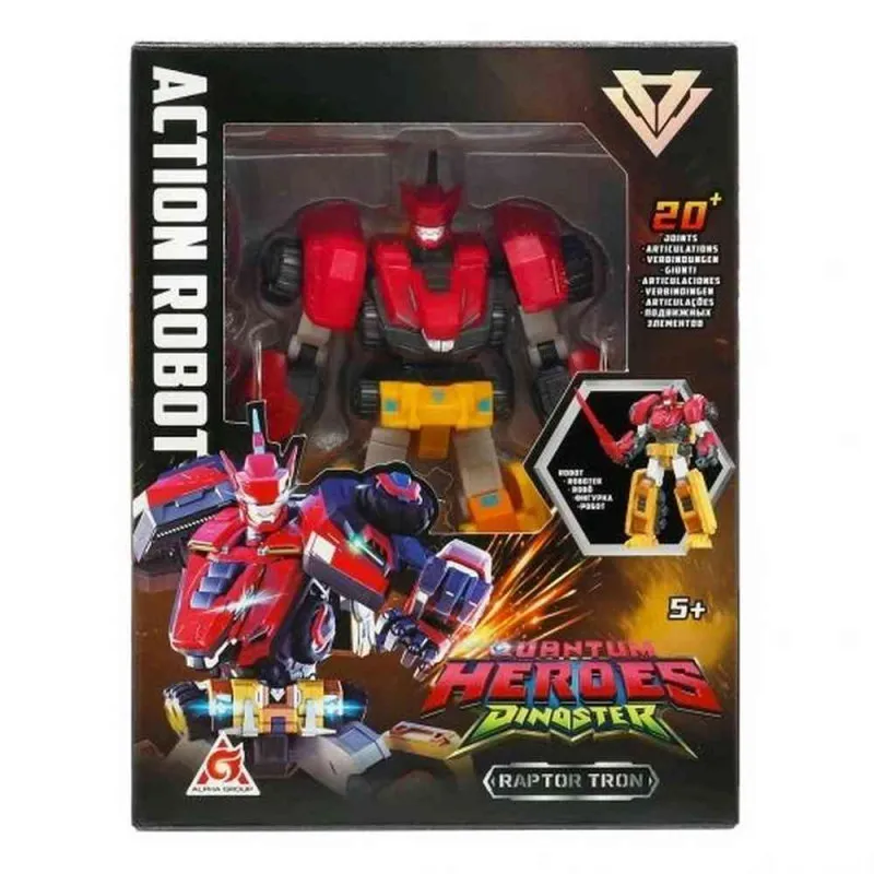 DINOSTER FIGURA 13 CM RAPTOR TRON