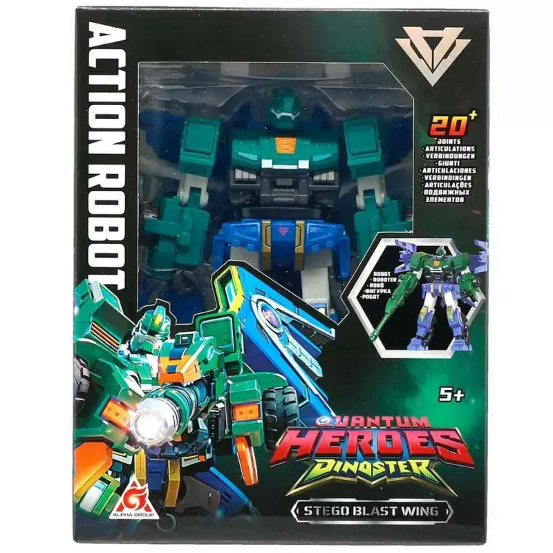 DINOSTER FIGURA 13 CM STEGO BLAST WING