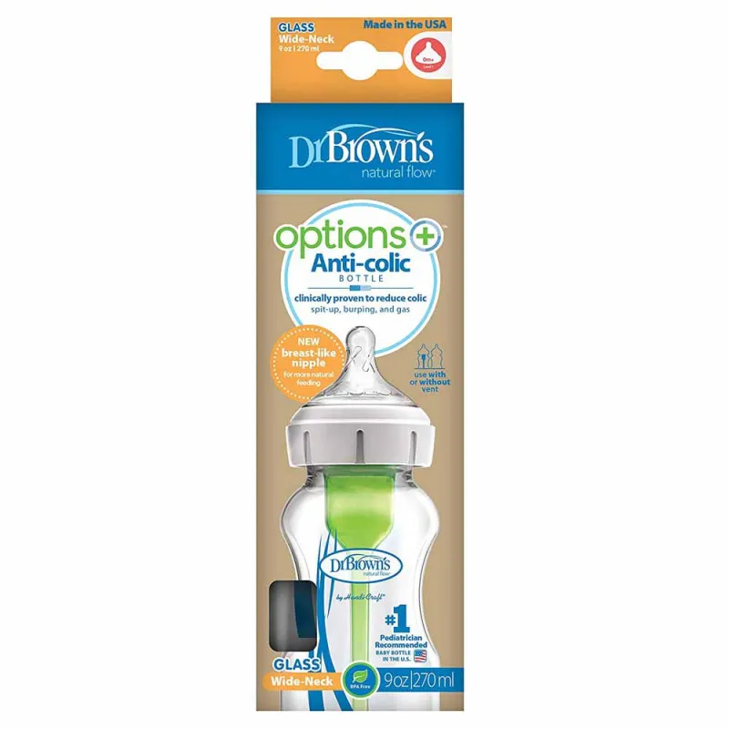 DR BROWNS STAKLENA OPTIONS WIDE NECK FLASICA 270ML