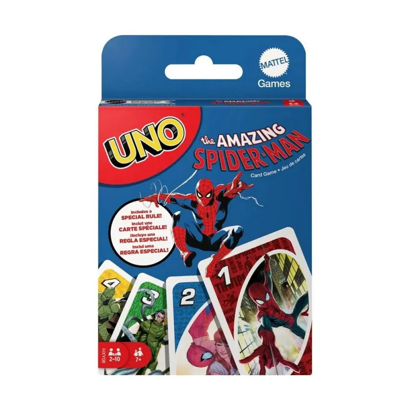 DRUŠTVENA IGRA MATTEL UNO - THE AMAZING SPIDERMAN - CARD GAME