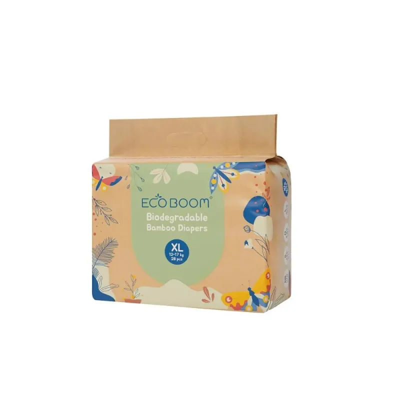 ECO BOOM PELENE BIORAZGRADIVE XL, 12-17KG, 28KOM
