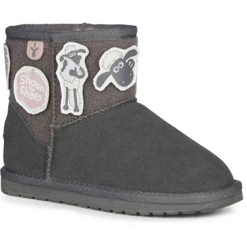 EMU JR CIZME SHAUN THE SHEEP PLAY CHARCOAL