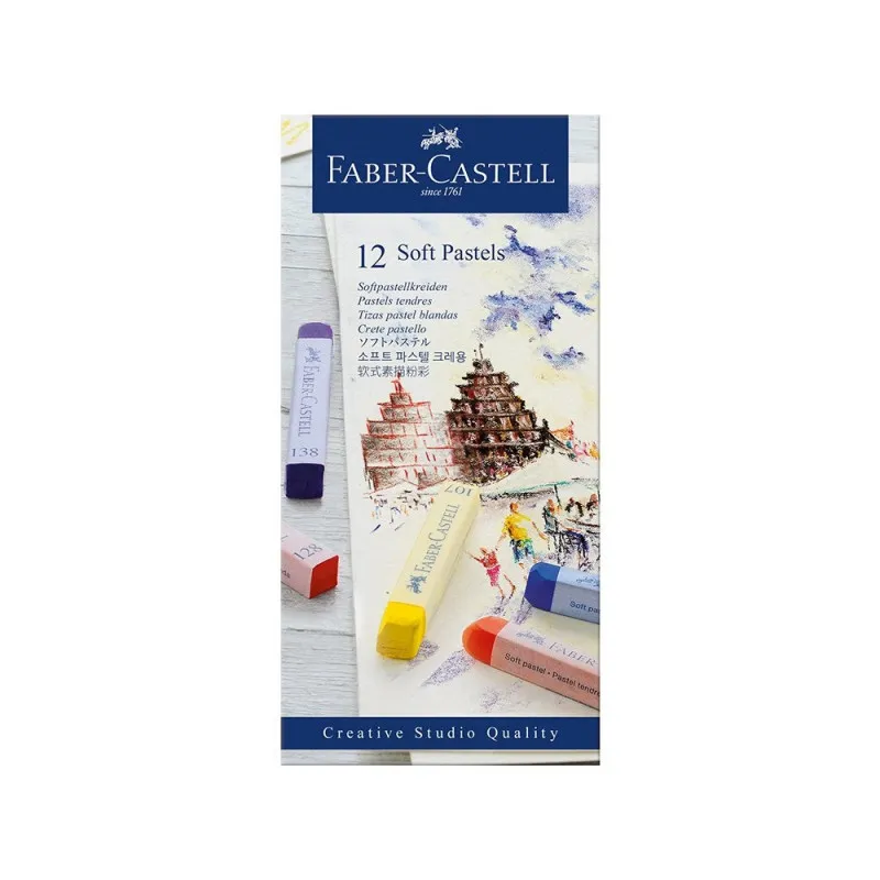 FABER CASTELL PASTELE SOFT 1/12 12659
