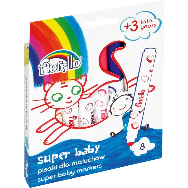 FIORELLO BABY FLOMASTERI 8 BOJA