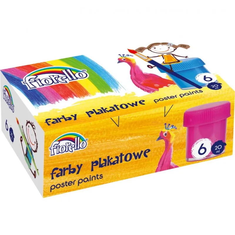 FIORELLO TEMPERA 6 BOJA X 20 ML