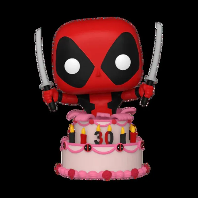 FUNKO POP! MARVEL - DEADPOOL 30TH - DEADPOOL IN CAKE