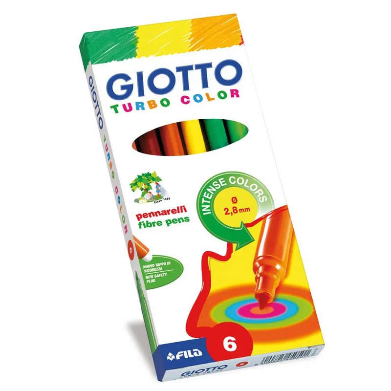 GIOTTO FLOMASTER 6/1 GIOTTO TURBO COLOR 1450