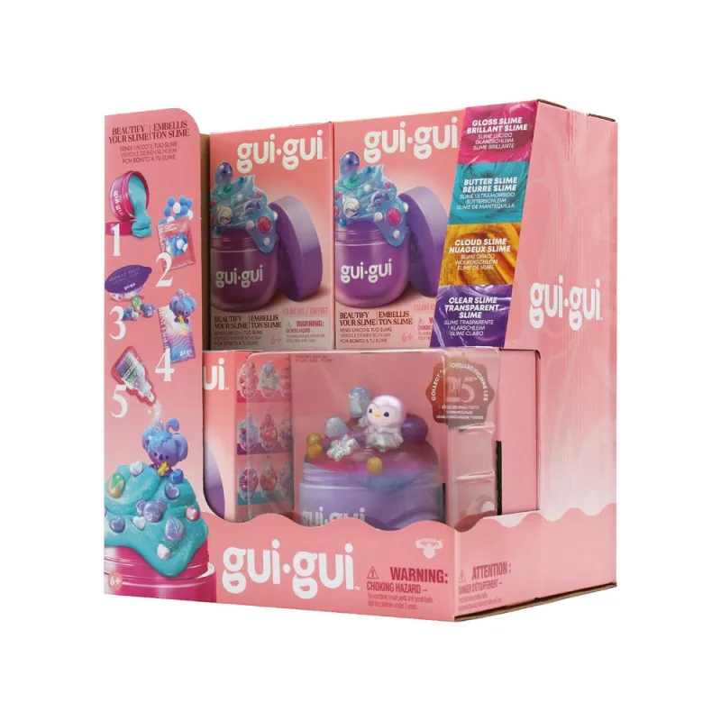 GUI GUI set iznenađenja – 5 KESICA SA SLAJMOM I FIGUROM