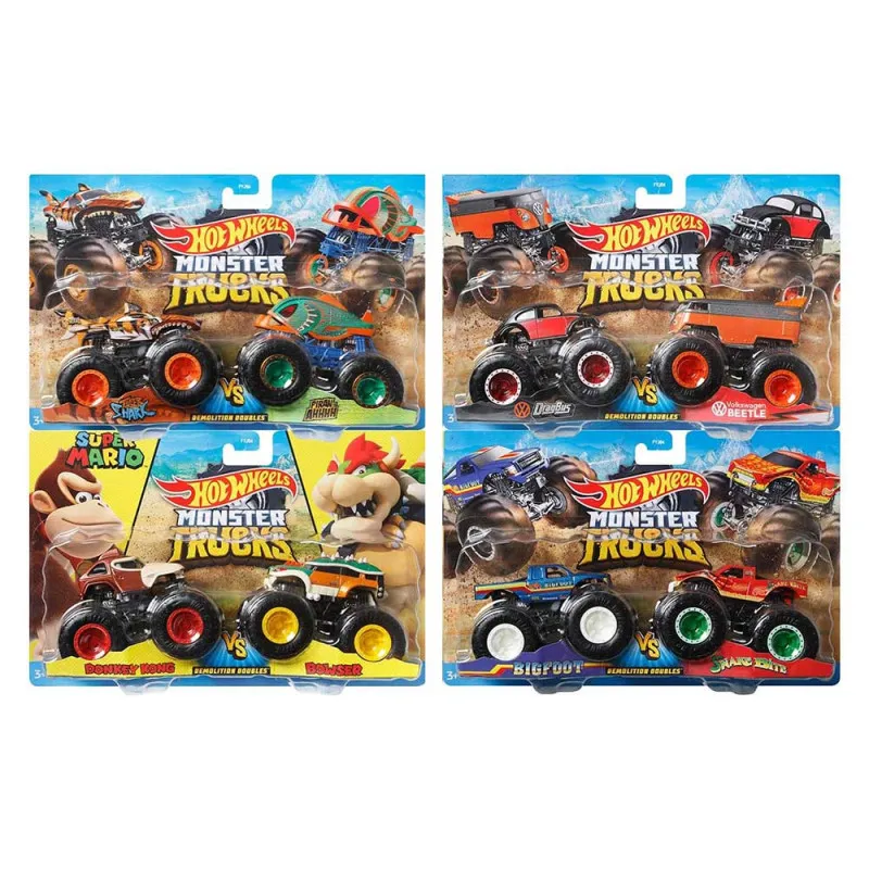 HOT WHEELS MONSTER TRUCKS 2U1