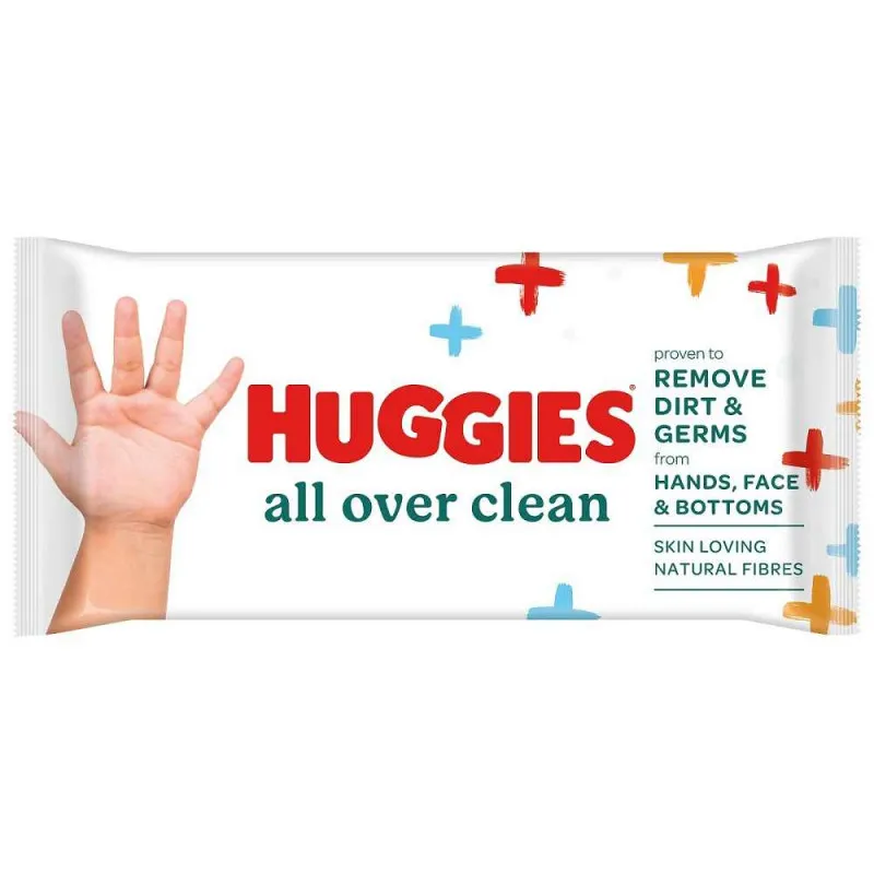 HUGGIES VLAZNE MARAMICE ALL OVER CLEAN, 56 KOM