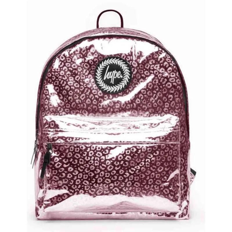 HYPE RANAC UNISEX PINK HOLOGRAPHIC LEOPARD CREST