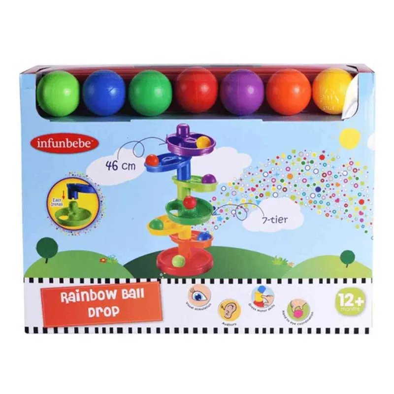 INFUNBEBE IGRACKA ZA BEBE KOTRLJAJUCE LOPTICE (7KOM)  12M I