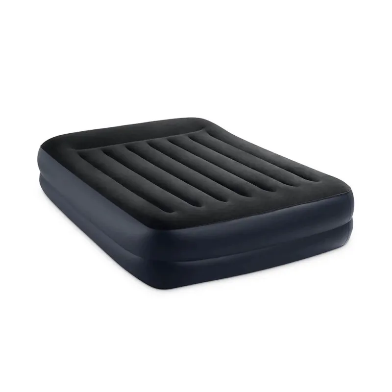 INTEX KREVET NA NADUVAVANJE CRNI QUEEN SIZE SA USB PUMPOM